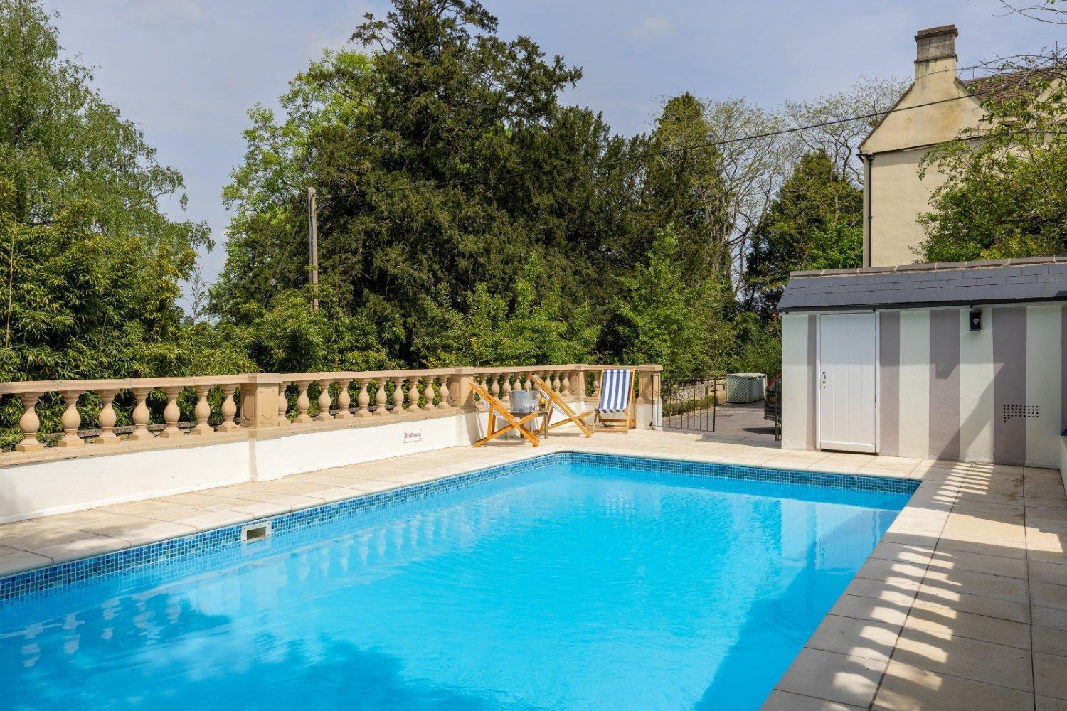 The School Rooms Estate Beautiful, Georgian Apartments With Private Heated Pool And Hot Tub Wifi And Parking Near Bath Box  Eksteriør billede